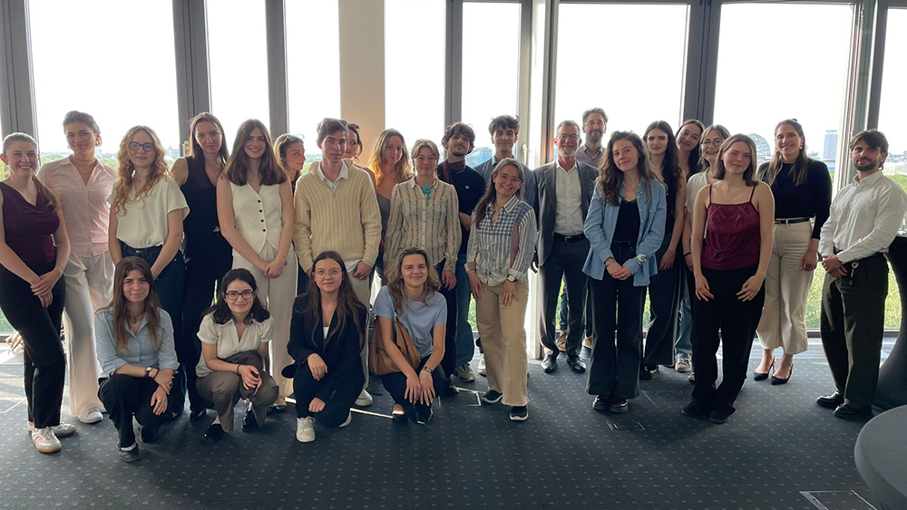 Photo du voyage d'études 2025 des L1 et L2 BERMUPA
