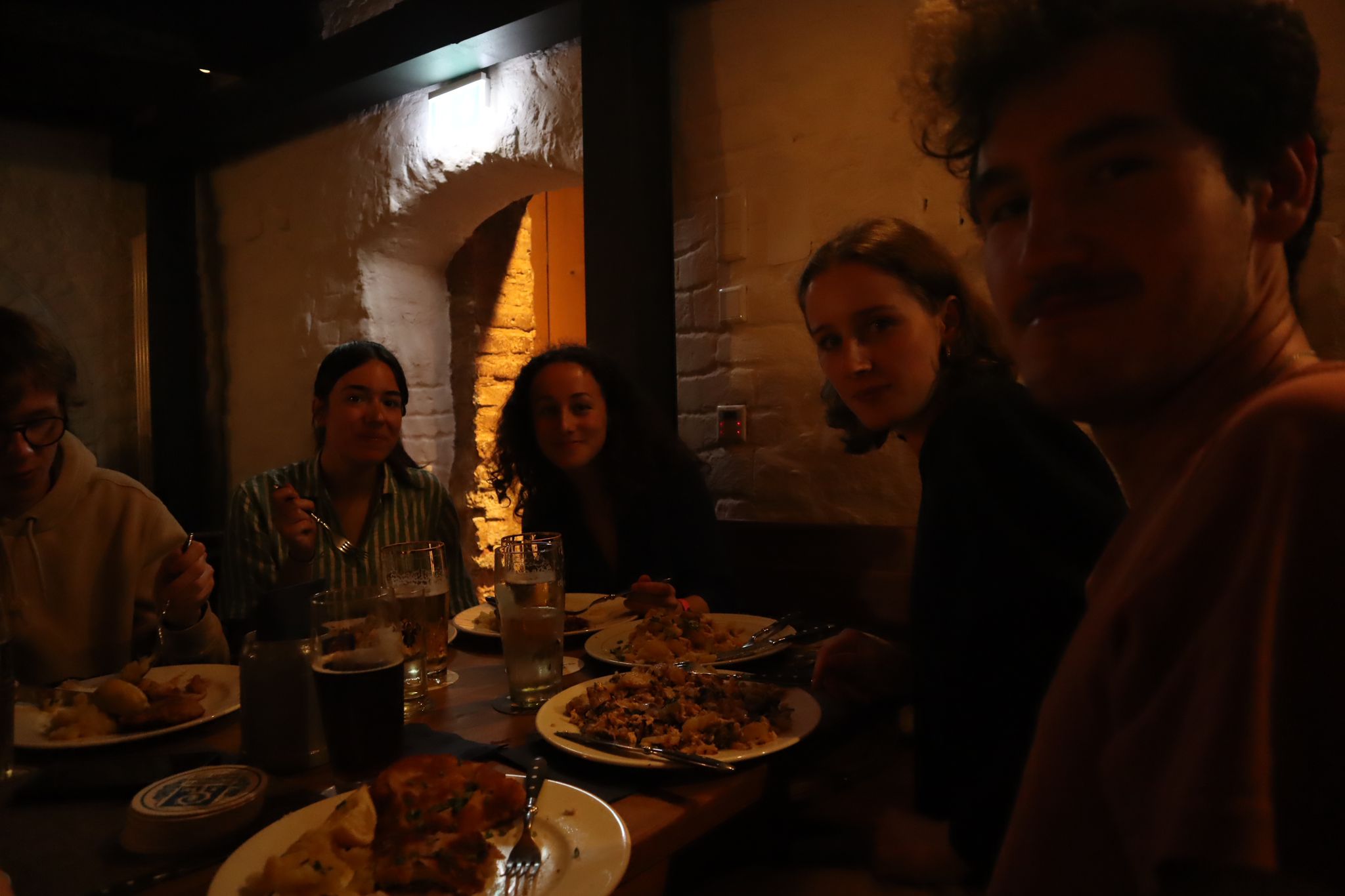 etudiants dîner bavarois